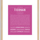 Tiernan | Name Art Print