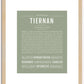 Tiernan | Name Art Print