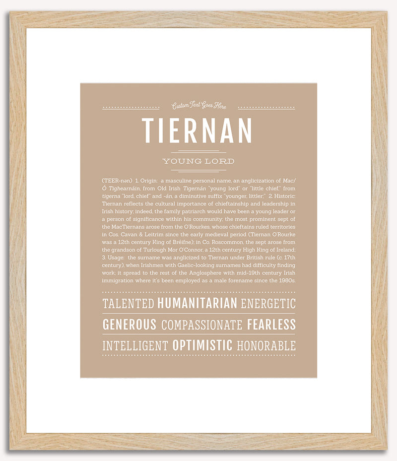 Tiernan | Name Art Print