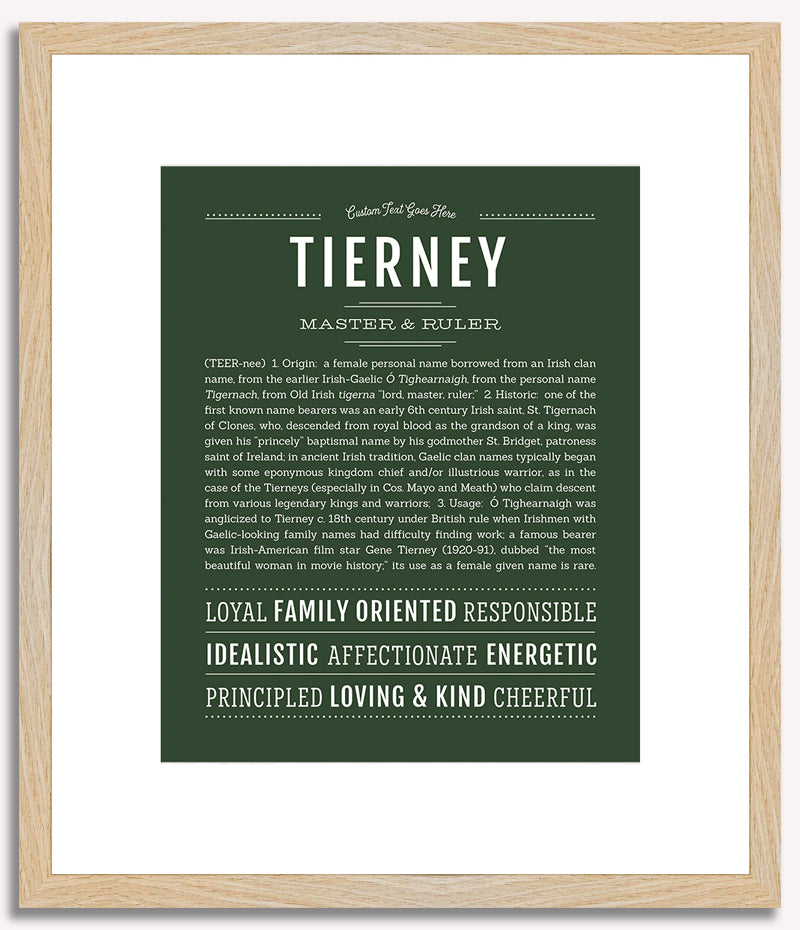 Tierney | Name Art Print