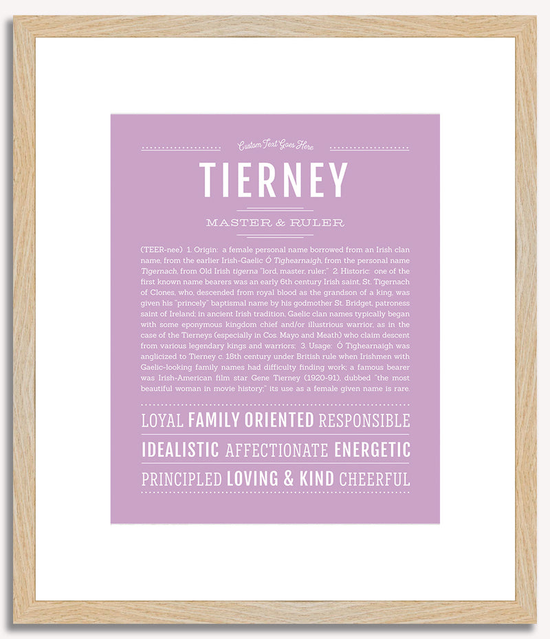 Tierney | Name Art Print