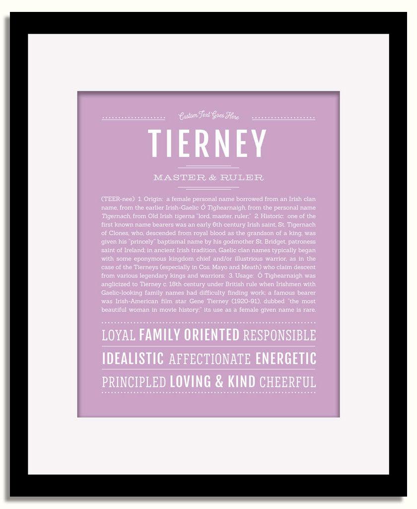 Frame Options | Lilac | Black Frame, Matted