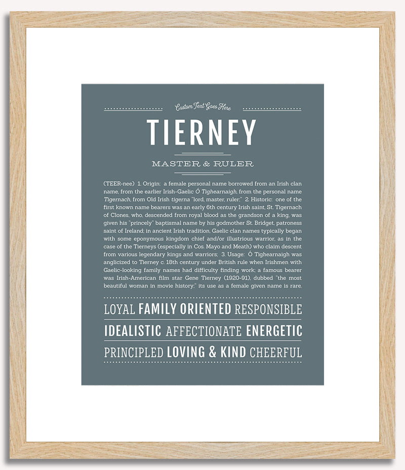 Tierney | Name Art Print