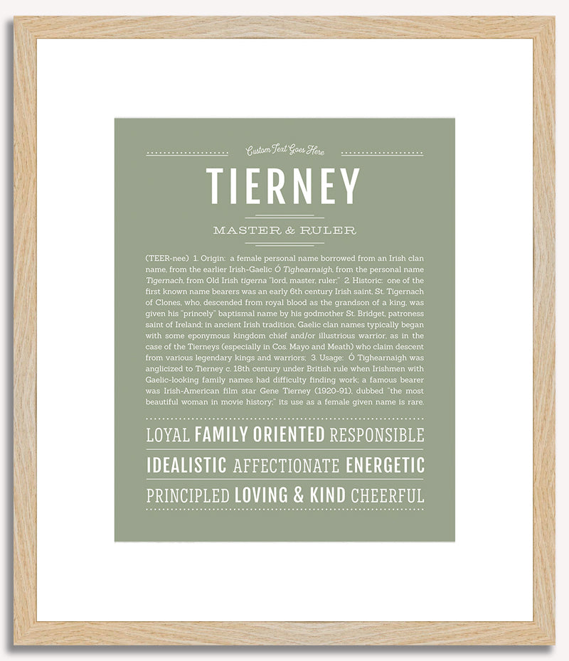 Tierney | Name Art Print