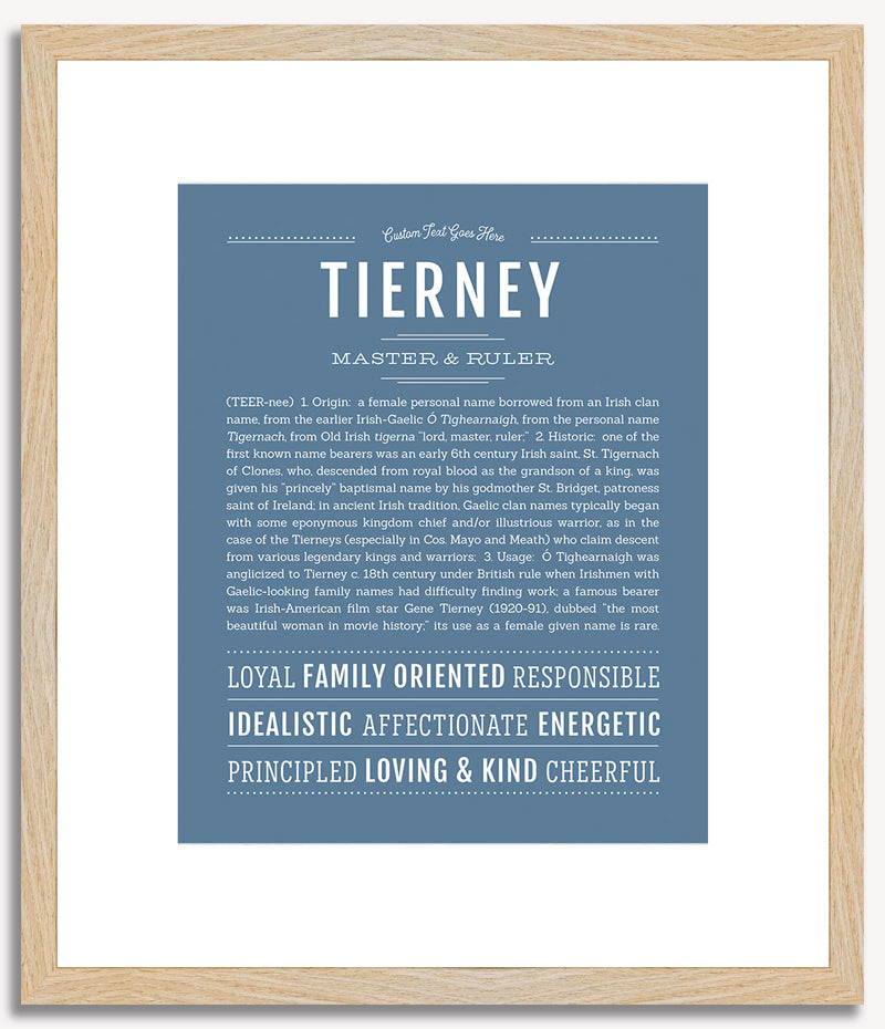 Tierney | Name Art Print