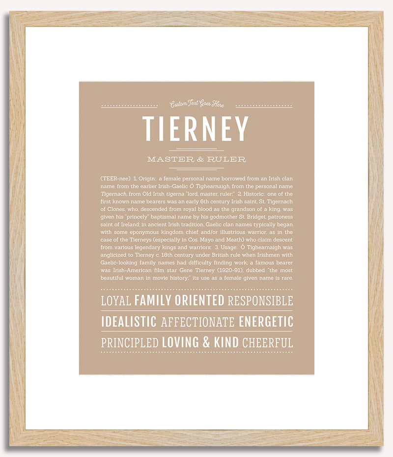 Tierney | Name Art Print