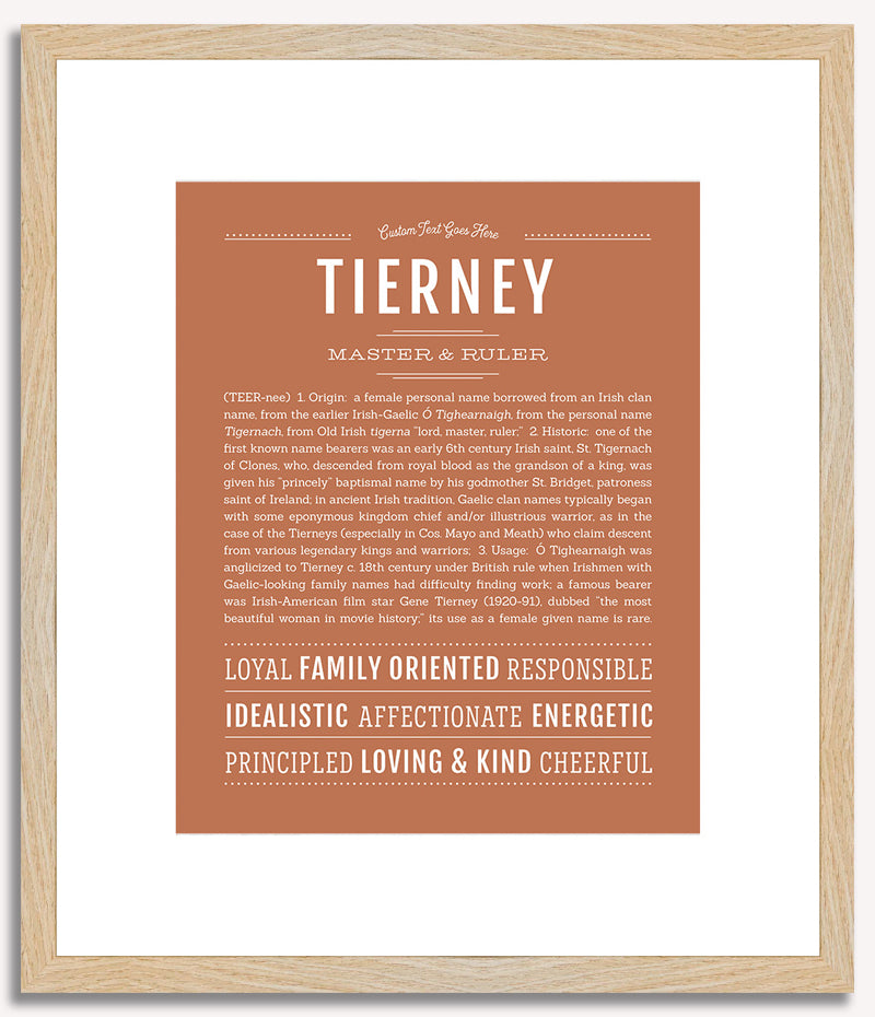 Tierney | Name Art Print