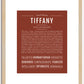 Tiffany | Name Art Print