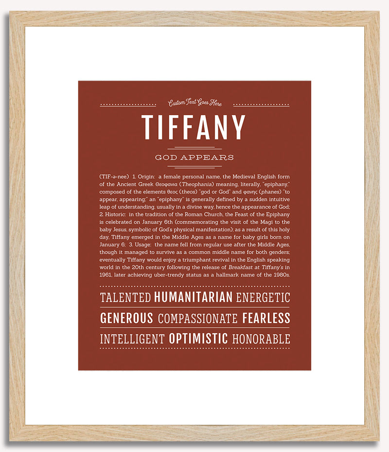 Tiffany | Name Art Print