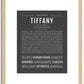 Tiffany | Name Art Print