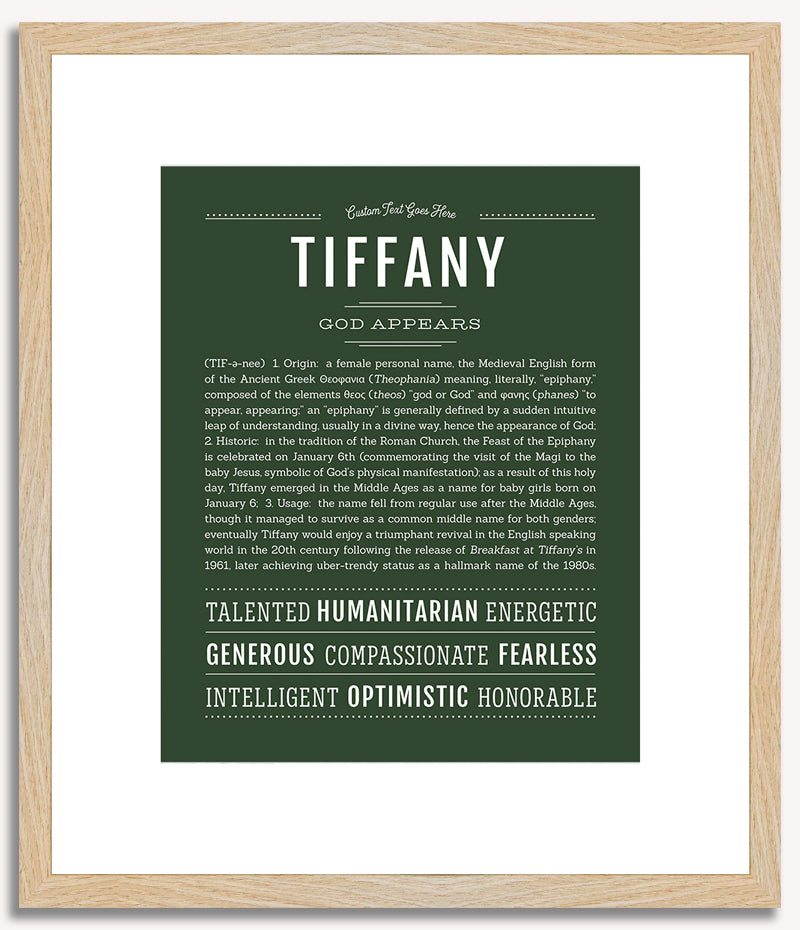 Tiffany | Name Art Print