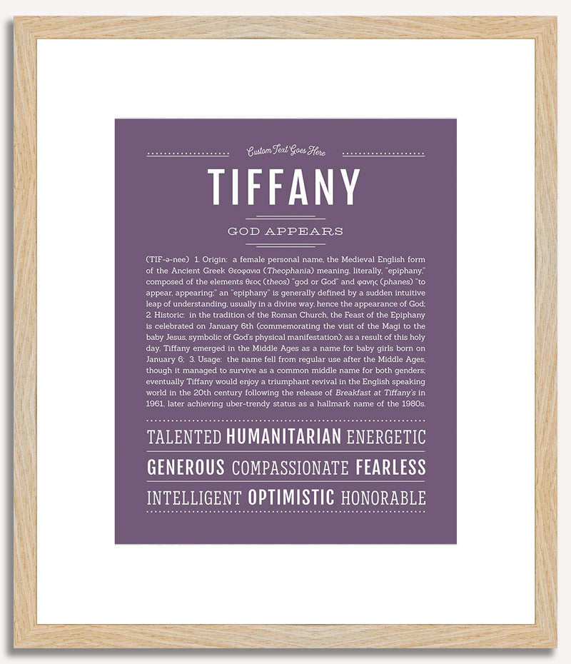 Tiffany | Name Art Print