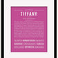 Frame Options | Dark Pink | Black Frame, Matted