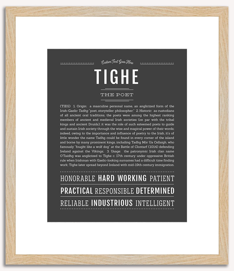 Tighe | Name Art Print