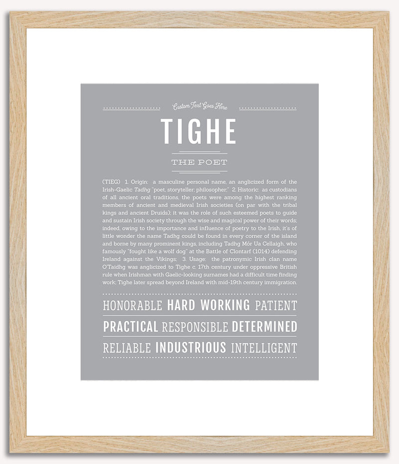 Tighe | Name Art Print