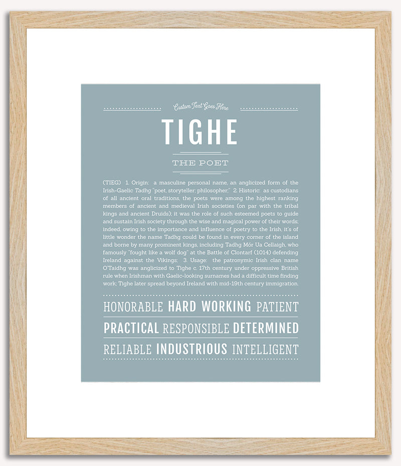 Tighe | Name Art Print