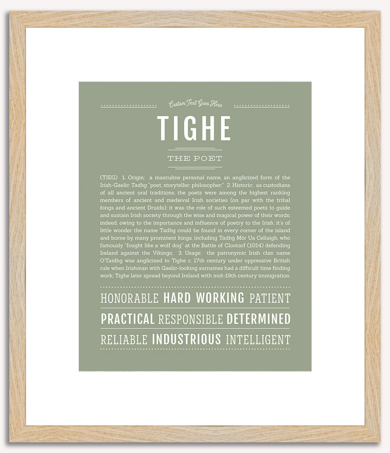 Tighe | Name Art Print