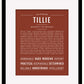 Tillie | Name Art Print