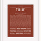 Tillie | Name Art Print