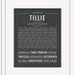 Tillie | Name Art Print