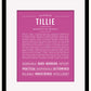 Tillie | Name Art Print