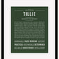 Tillie | Name Art Print