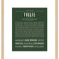 Tillie | Name Art Print