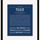Tillie | Name Art Print