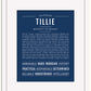 Tillie | Name Art Print