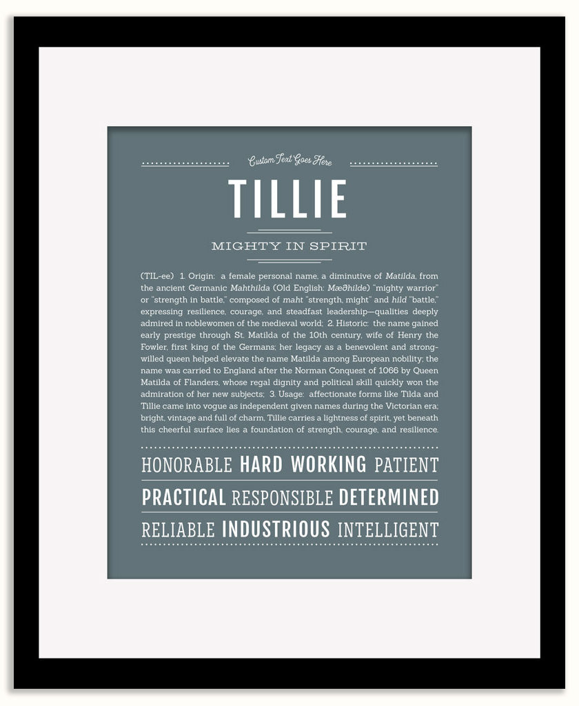 Tillie | Name Art Print