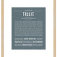 Tillie | Name Art Print