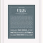 Tillie | Name Art Print