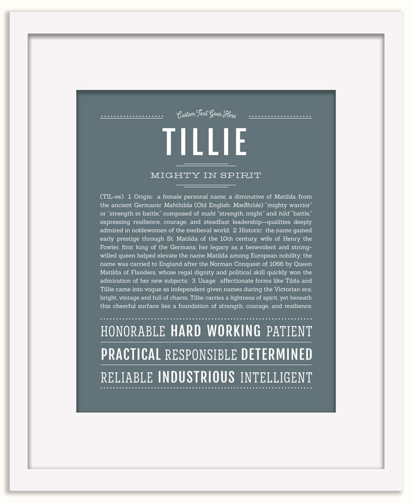 Tillie | Name Art Print
