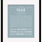 Tillie | Name Art Print