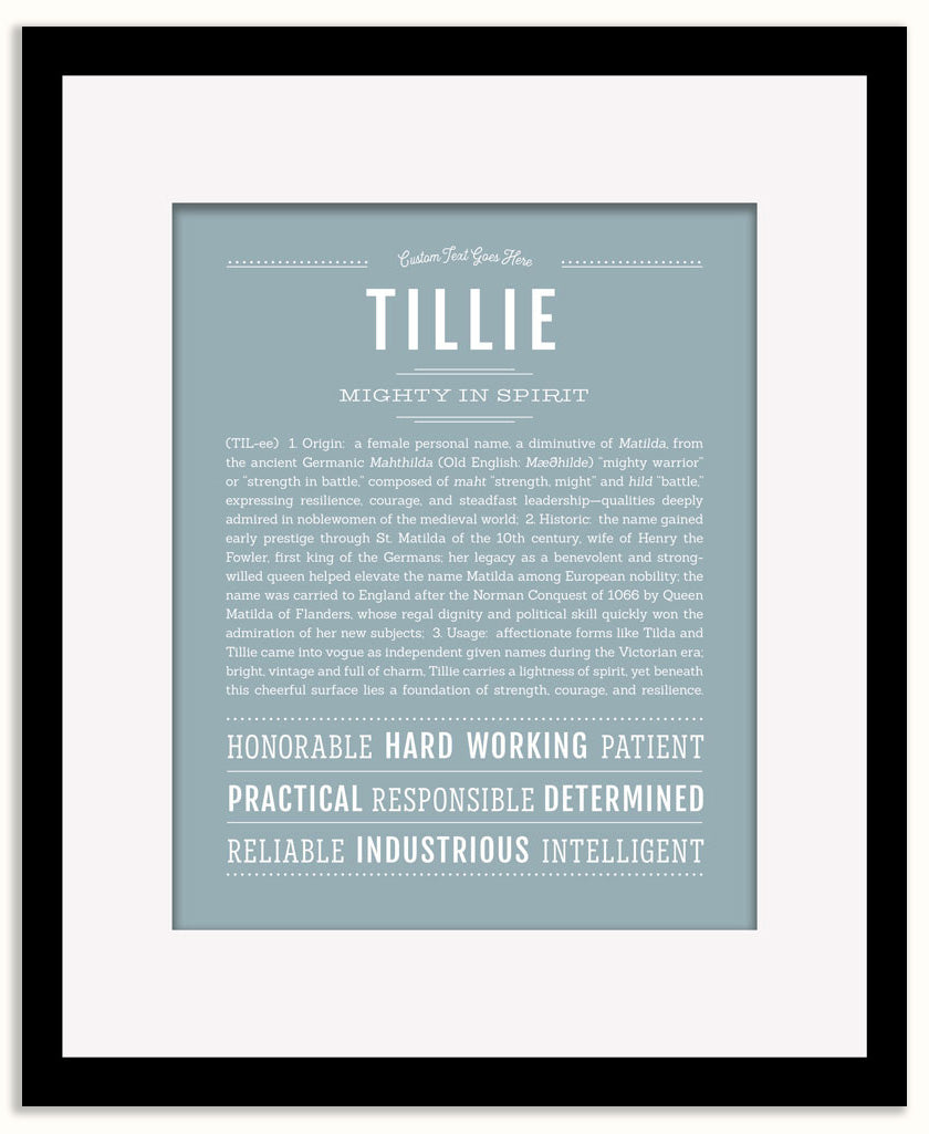 Tillie | Name Art Print
