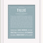 Tillie | Name Art Print