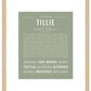 Tillie | Name Art Print