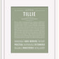 Tillie | Name Art Print