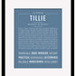 Tillie | Name Art Print