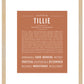Tillie | Name Art Print