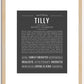 Tilly | Name Art Print