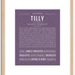 Tilly | Name Art Print