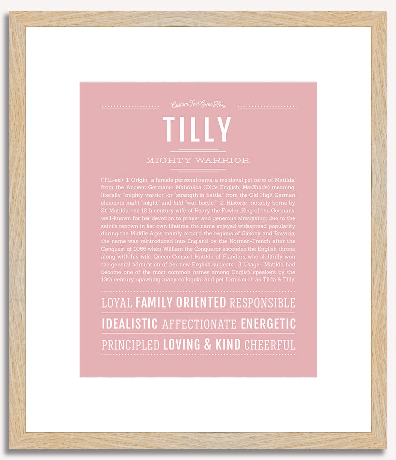 Tilly | Name Art Print