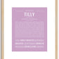 Tilly | Name Art Print