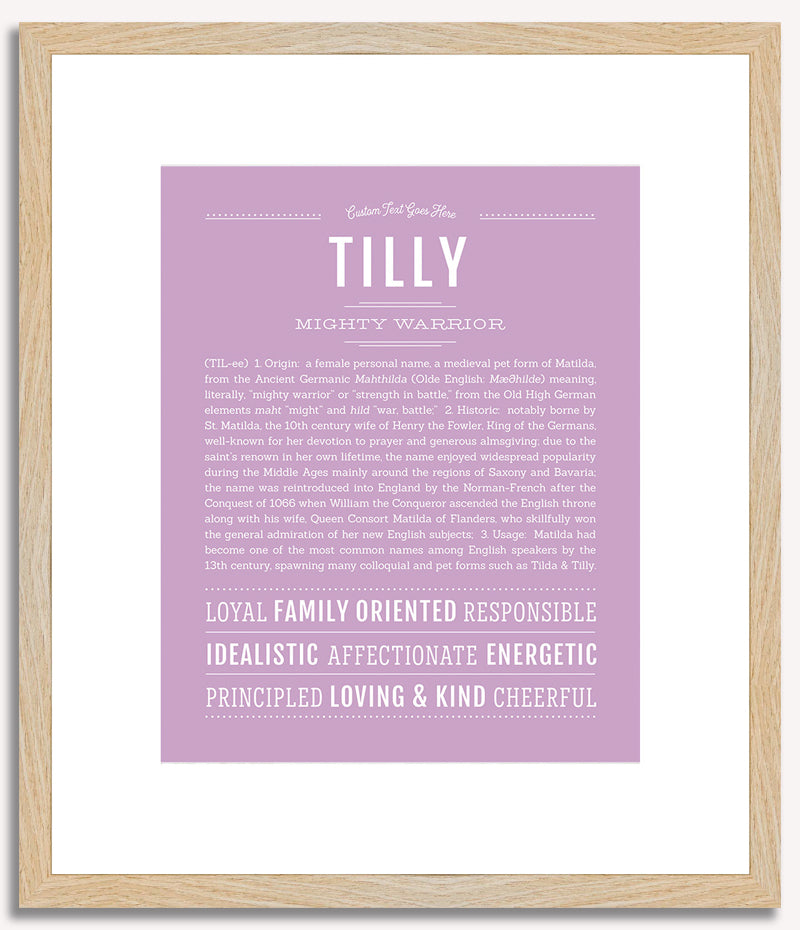 Tilly | Name Art Print