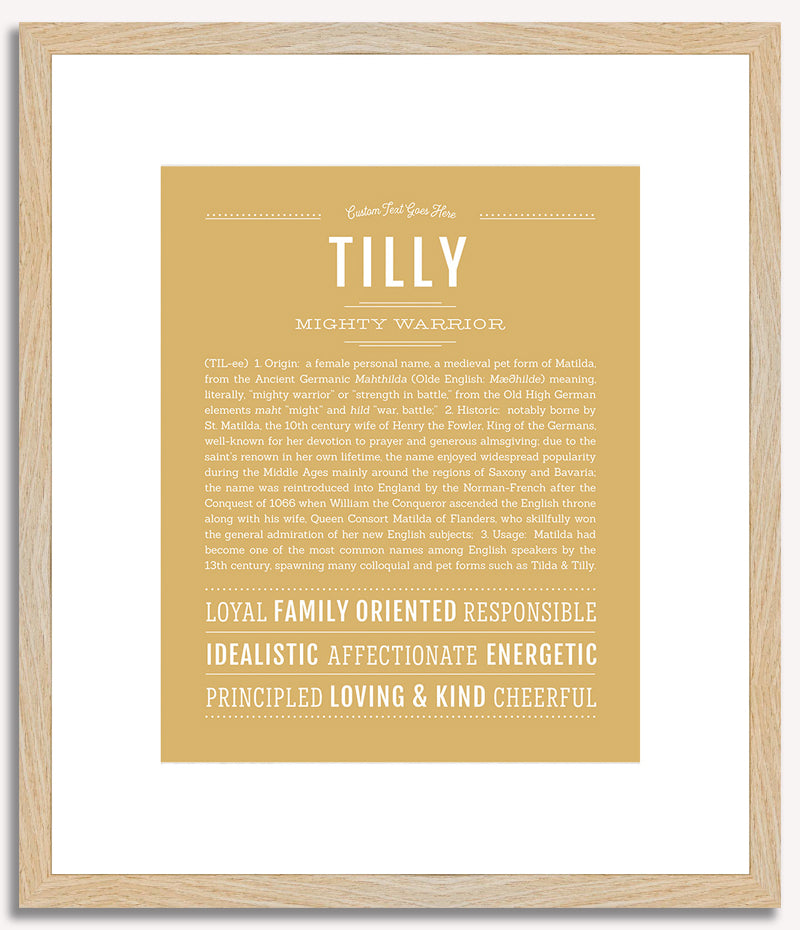 Tilly | Name Art Print