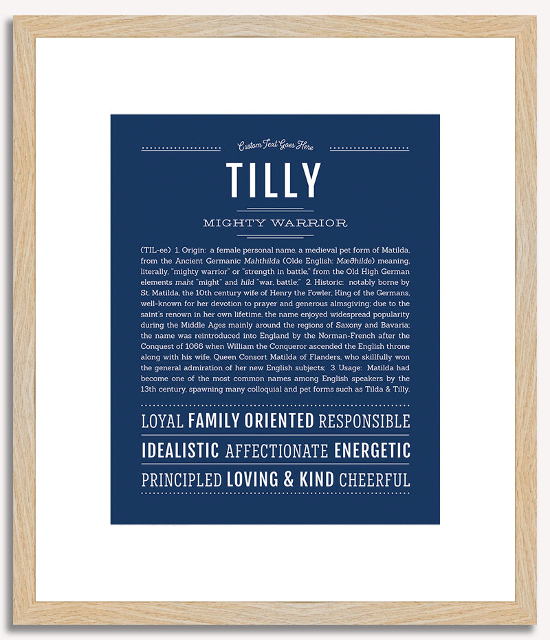 Tilly | Name Art Print