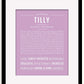 Frame Options | Lilac | Black Frame, Matted