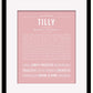 Frame Options | Dusty Rose | Black Frame, Matted