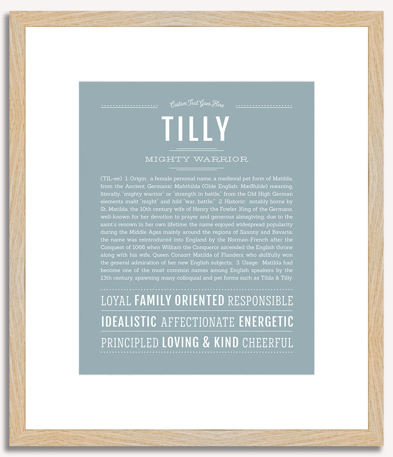 Tilly | Name Art Print